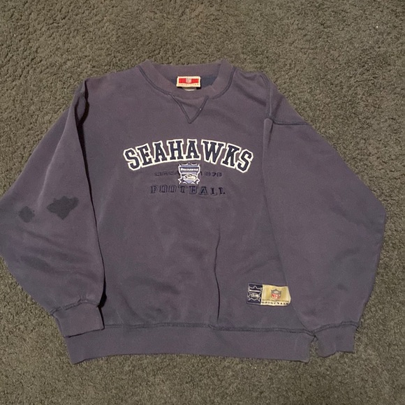 Vintage Seahawks crew neck - Picture 1 of 3
